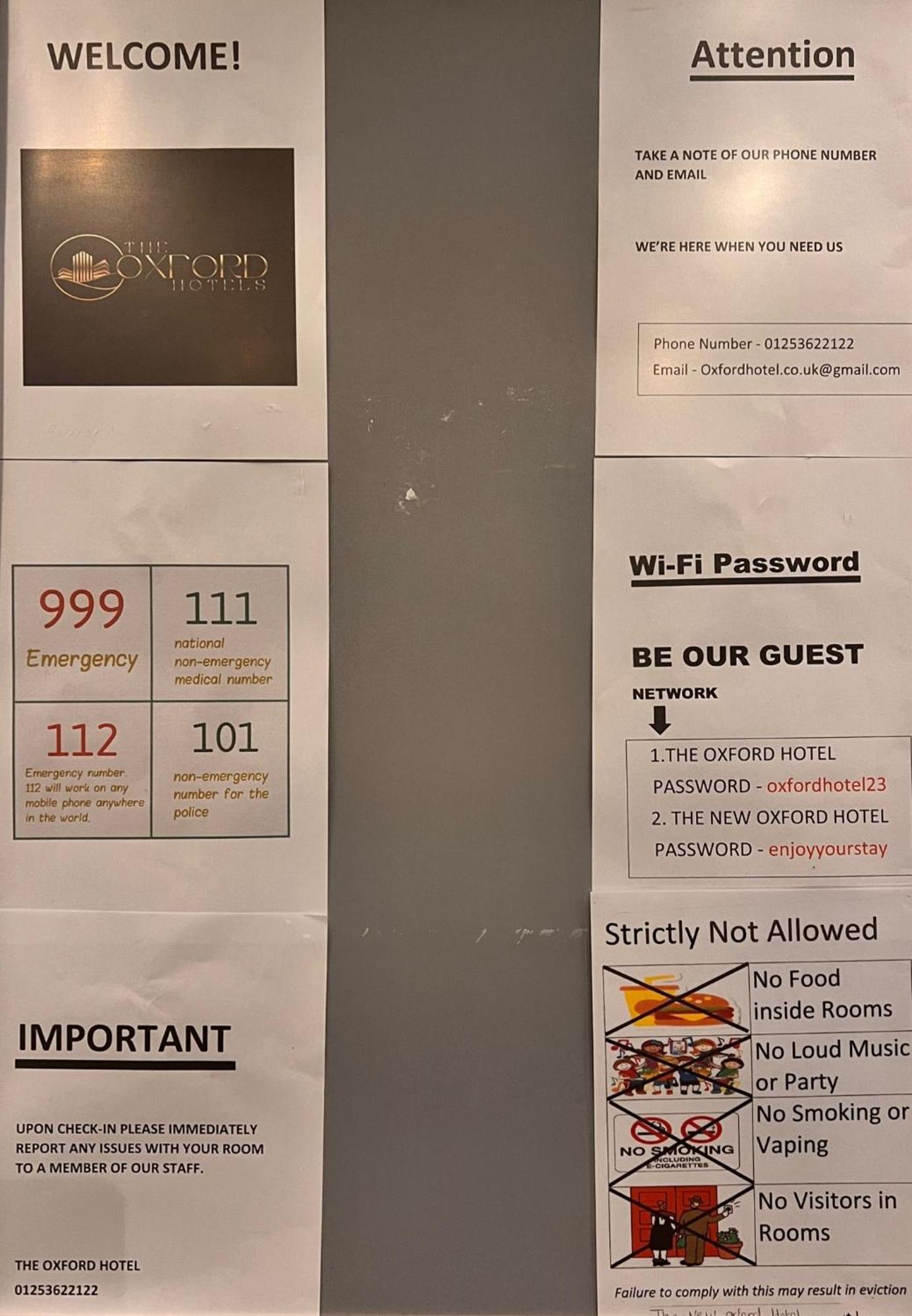 The Oxford Hotel 블랙풀 외부 사진
